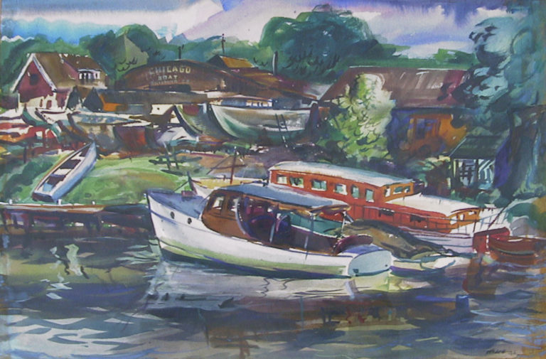 The Harold Kee Welch Collection » Chicago Watercolors